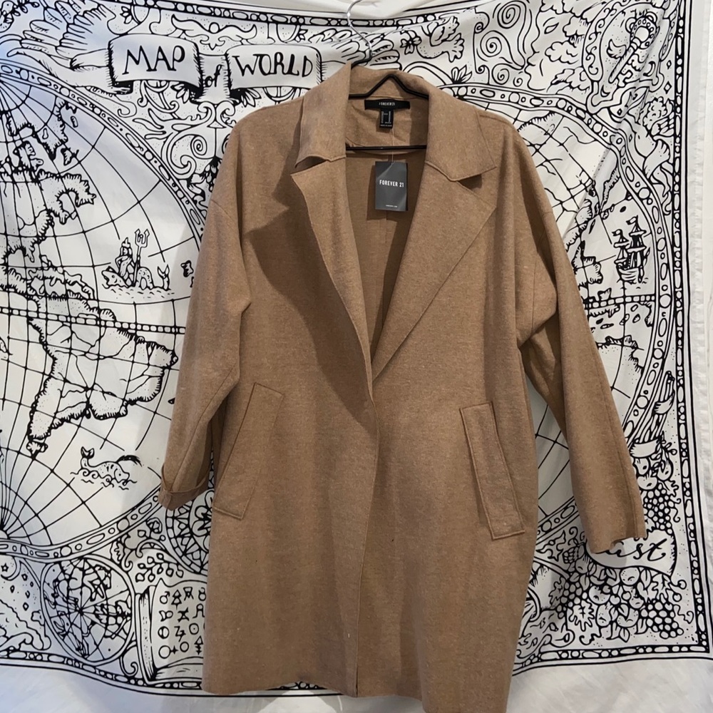 Forever 21 tan trench coat